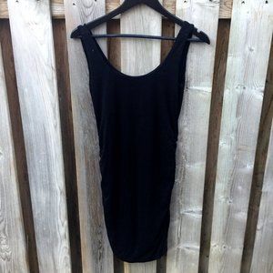 Isabella Oliver black bodycon mini maternity dress - size 4
